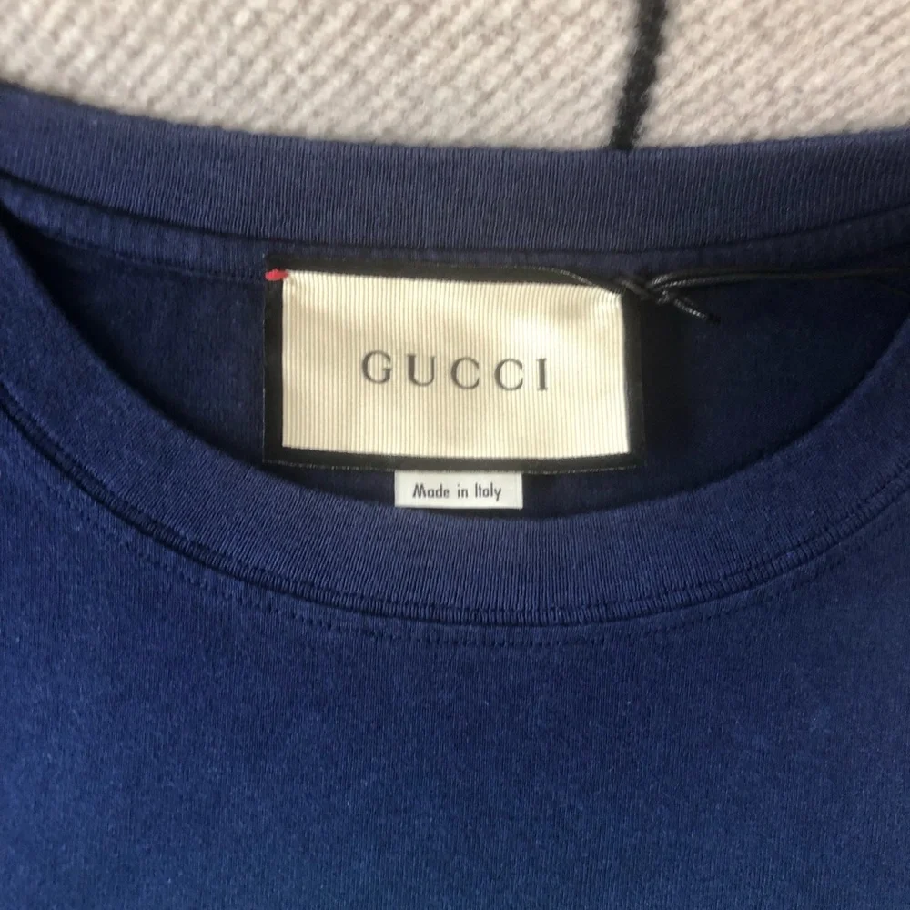 Gucci navy tshirt NWT XS & XL oversized